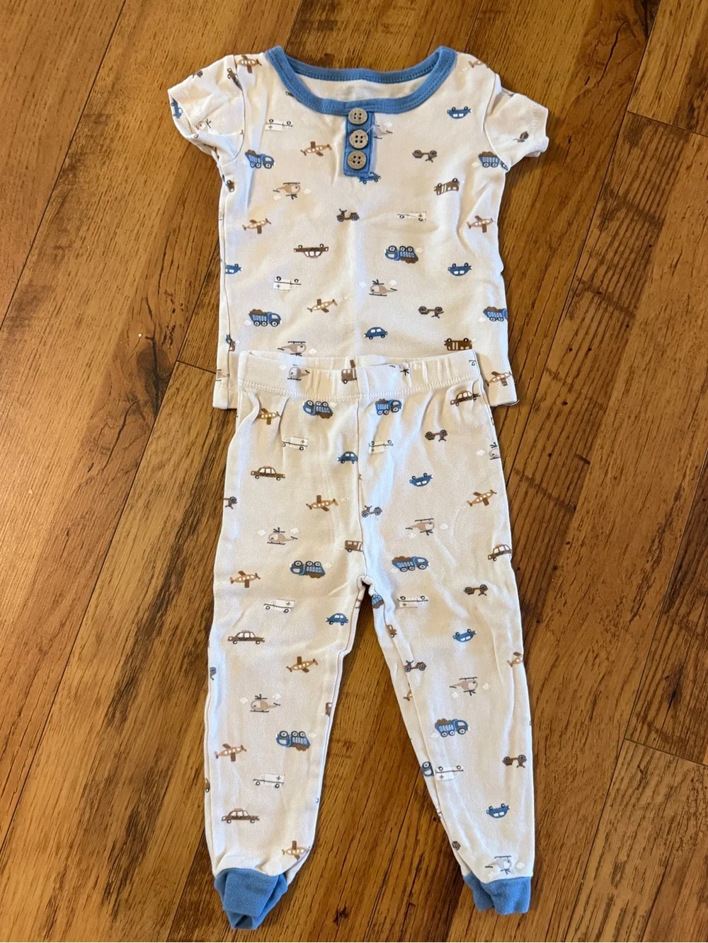 chick pea Kids Pajama Set - Car Print